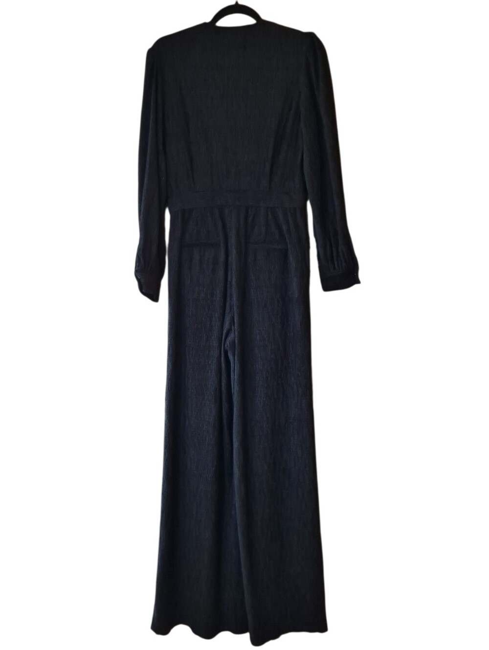 FRNCH Paris Jumpsuit Black Wide Leg M - Picture 3 of 16